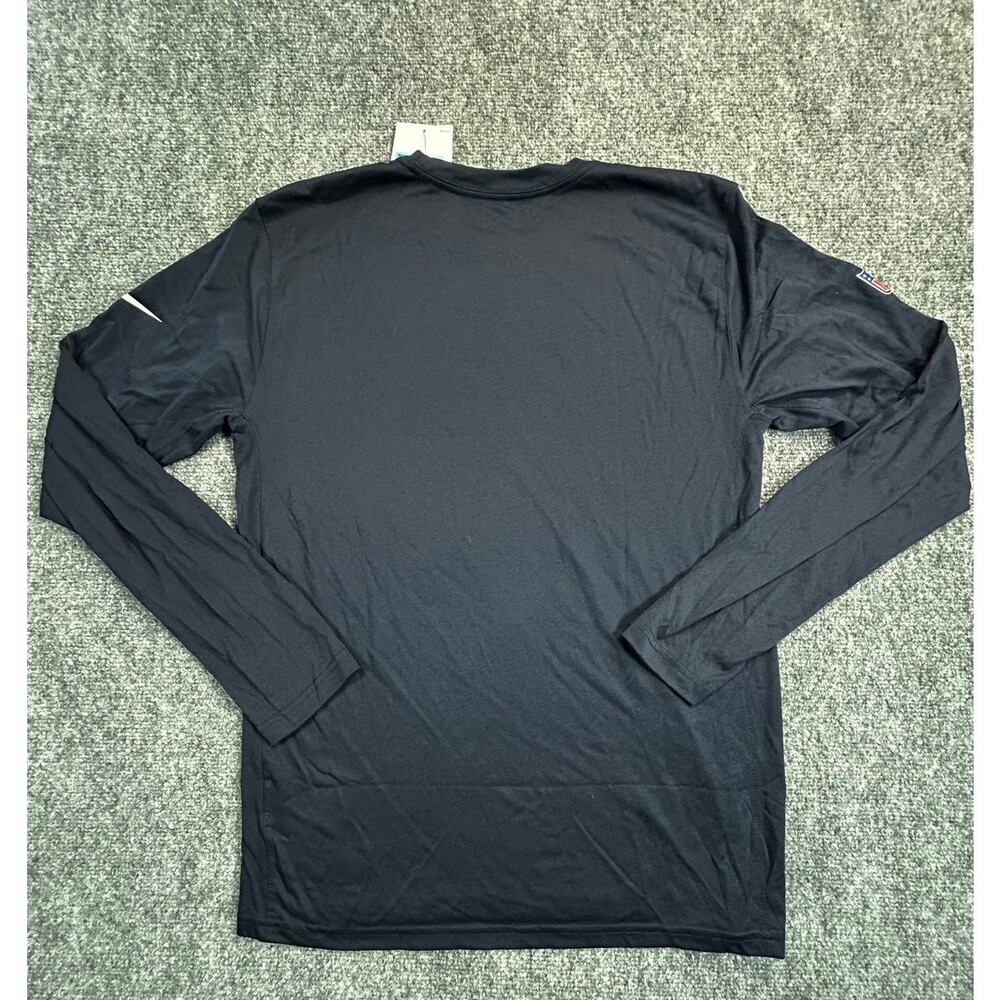 Nike Houston Texans NFL Dri-FIT Long Sleeve Shirt Men's Medium NWT Navy - Picture 2 of 9